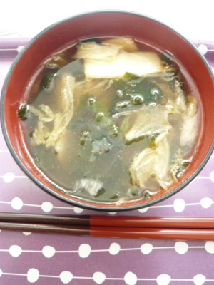 3分でできる韓国風はるさめスープ