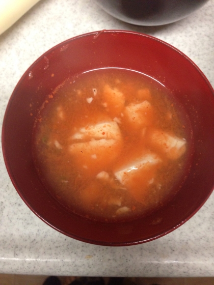 豆腐とにんじんのすりおろしスープ