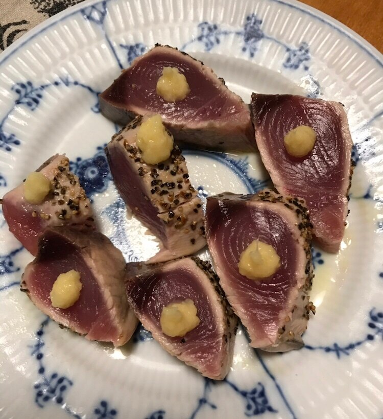 すじ鰹の粗挽き胡椒焼き レシピ 作り方 By ボンド子 楽天レシピ すじ鰹の粗挽き胡椒焼き レシピ 作り方 By ボンド子 楽天レシピ