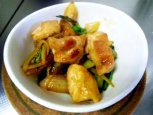 お弁当に簡単！小松菜と鶏肉の酢豚風
