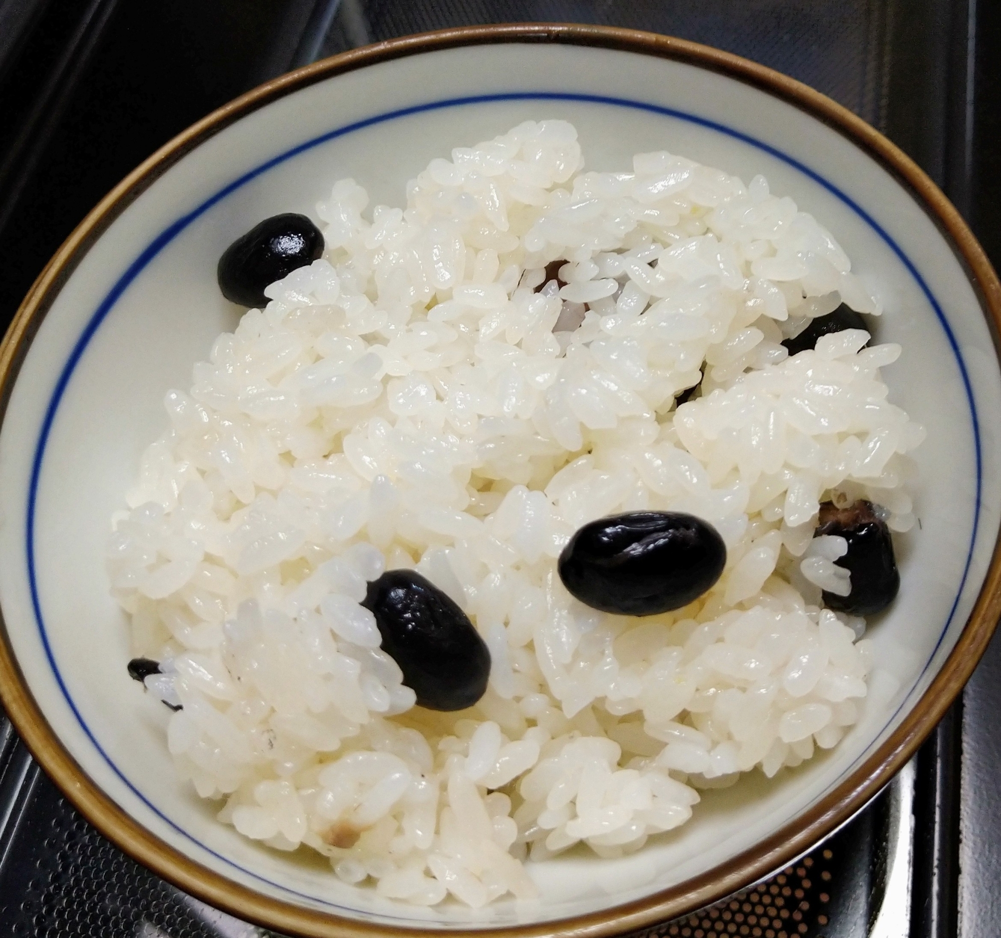 めちゃくちゃ簡単☆黒豆おこわ☆