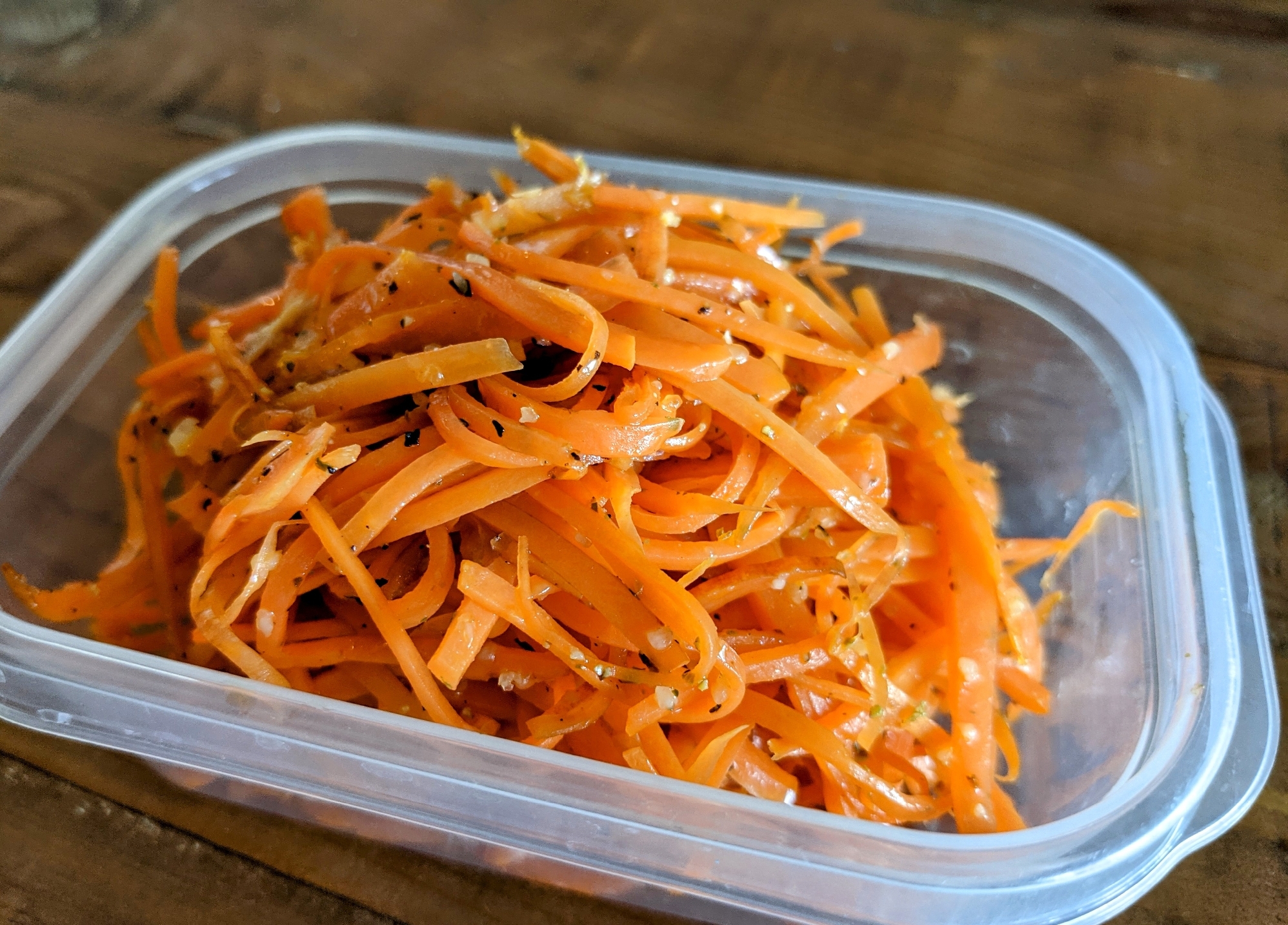 人参だけ!オリーブオイル炒め