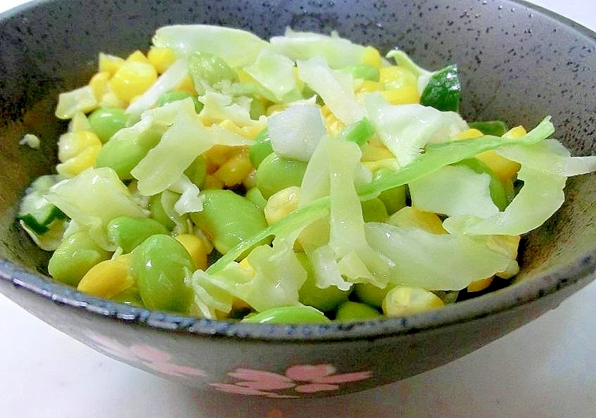 シャキシャキ感がたまらない☆夏野菜サラダ