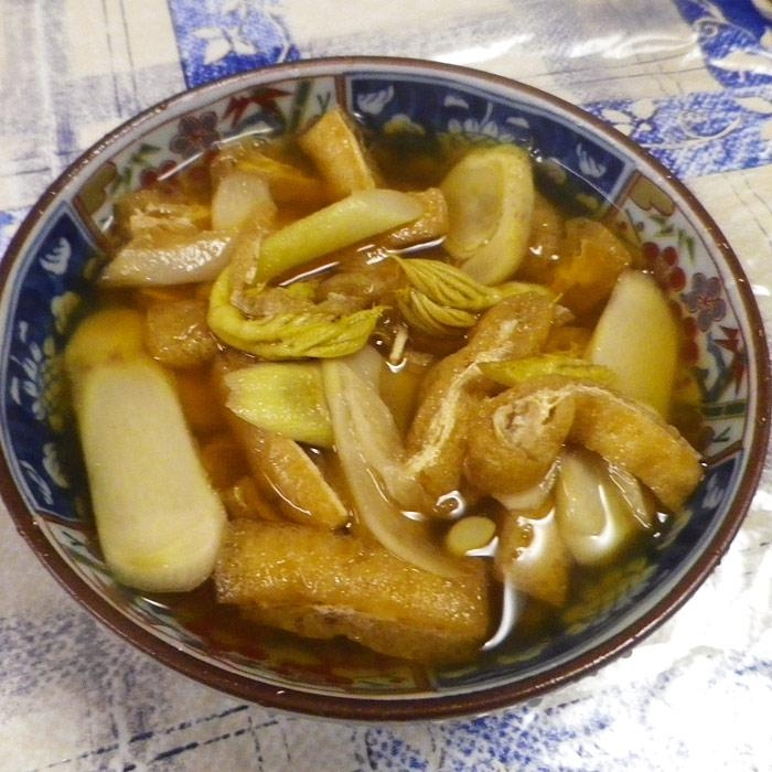 うど油揚げのだし煮