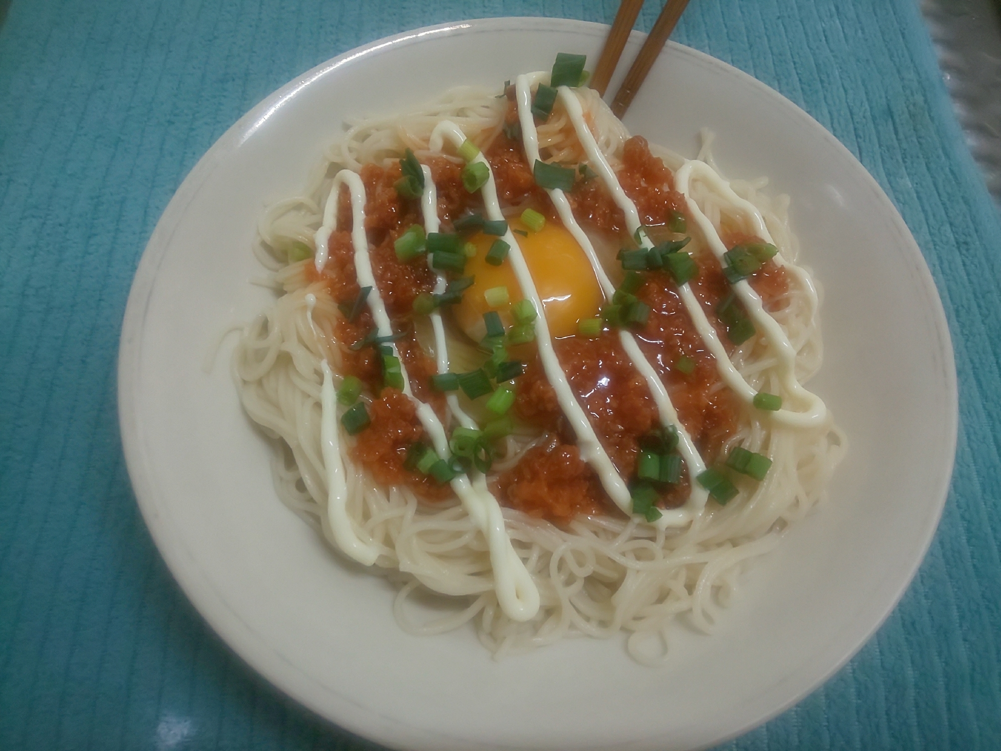食べるラー油で マヨ釜玉そうめん レシピ 作り方 By ハトリーナ 楽天レシピ 食べるラー油で マヨ釜玉そうめん レシピ 作り方 By ハトリーナ 楽天レシピ