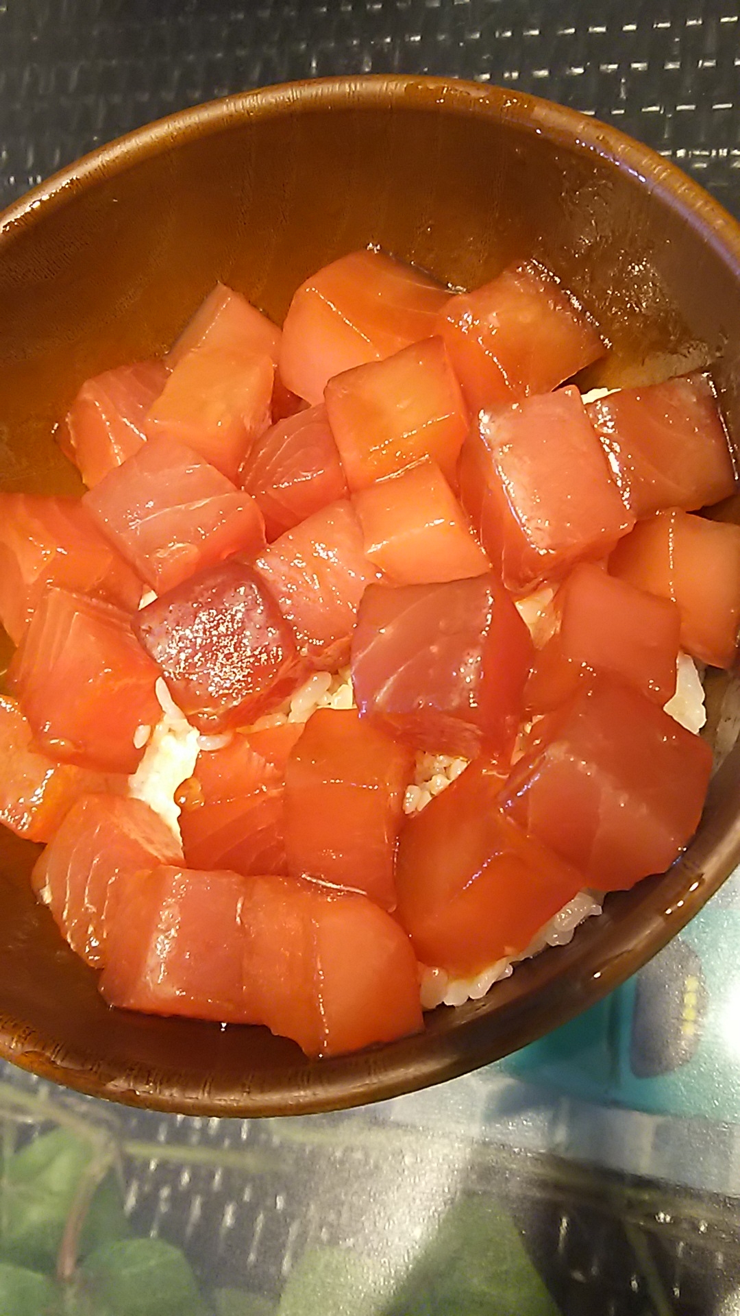 簡単!キハダマグロの漬け丼