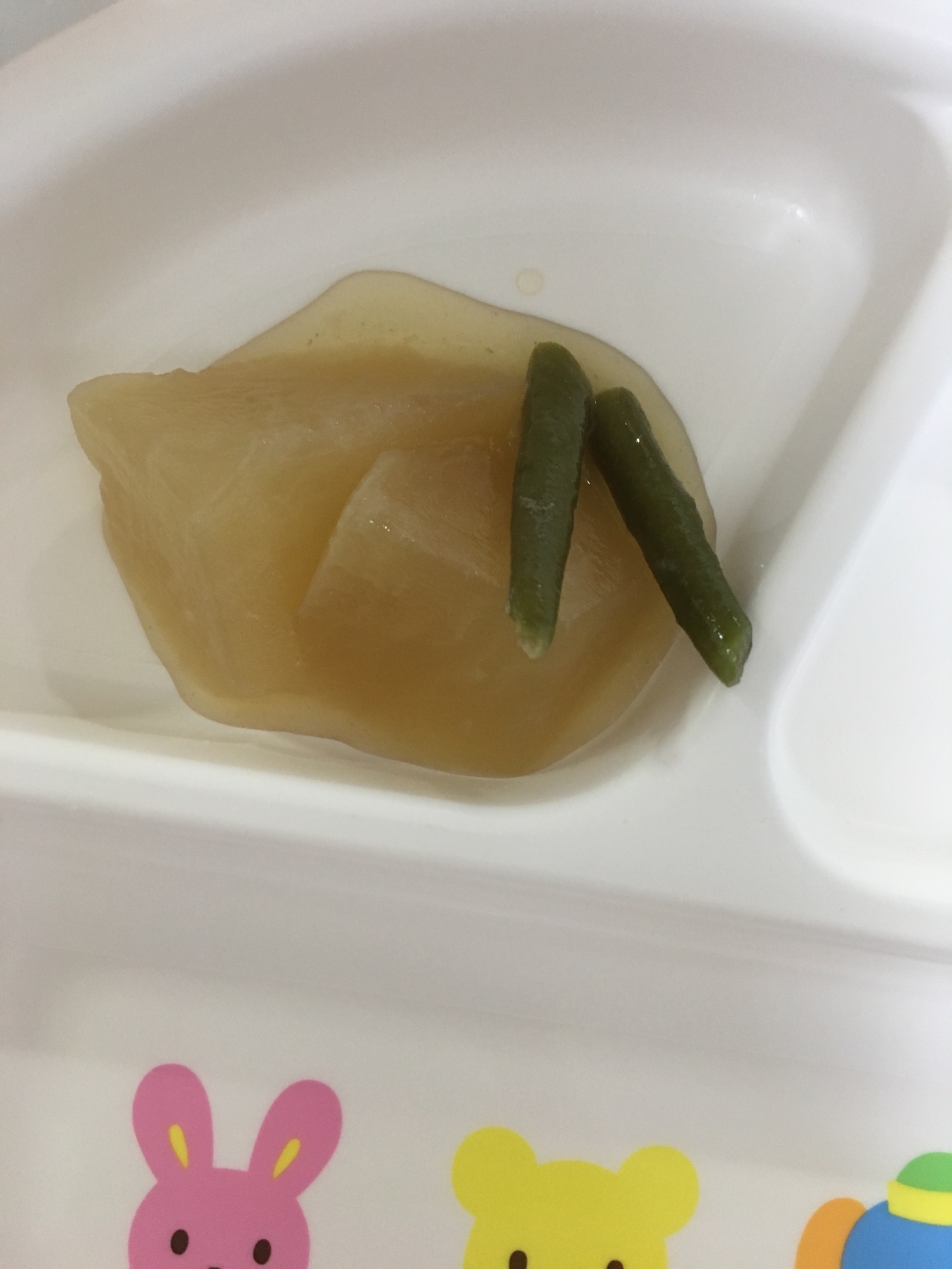 大根とカットいんげんの煮物(^^)