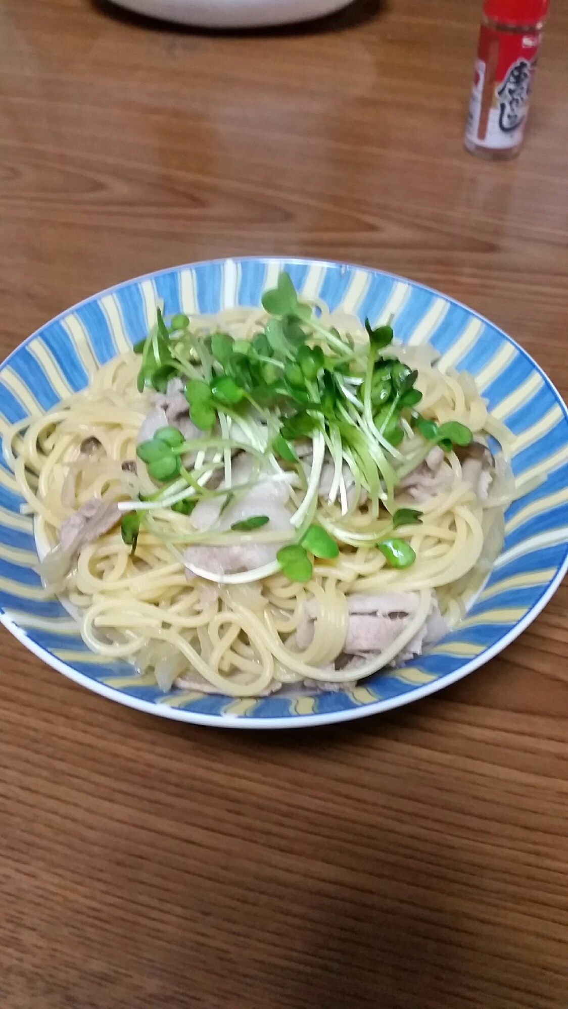 味噌汁にあう、和風パスタ