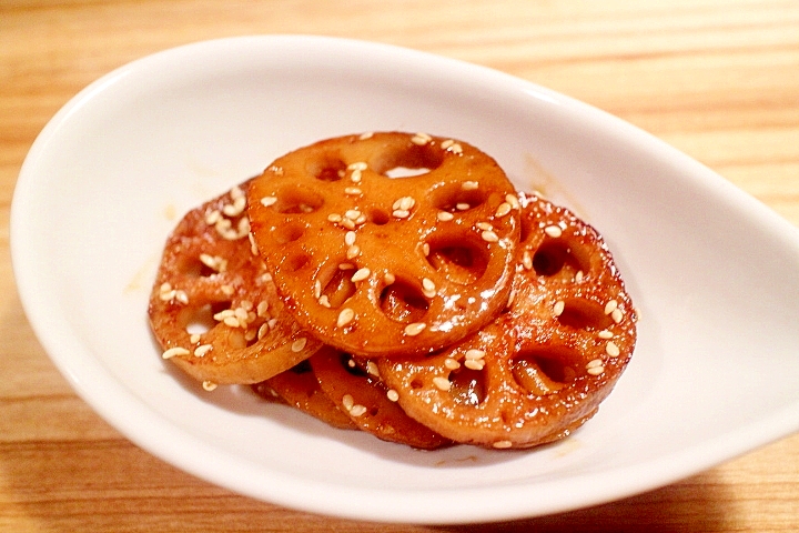 【超簡単☆作り置きおかず】やや厚切り蓮根のきんぴら