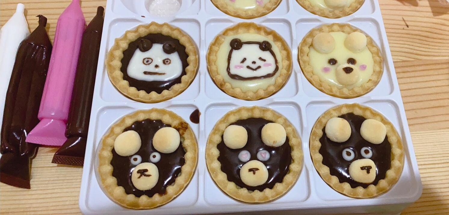 生チョコとホワイトチョコレートのお絵かきタルト レシピ 作り方 By ろーるけーき 楽天レシピ