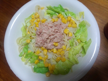 ノンオイルでヘルシー♪春キャベツのスパゲッティ