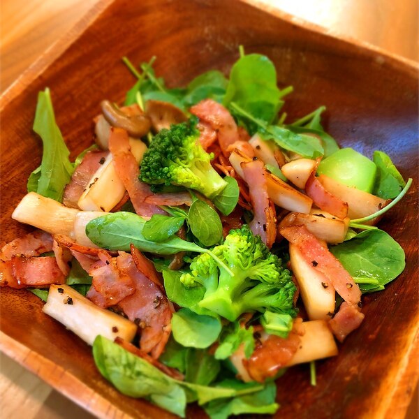 きのことベーコンのサラダ レシピ 作り方 By Naa Maru 楽天レシピ きのことベーコンのサラダ レシピ 作り方 By Naa Maru 楽天レシピ