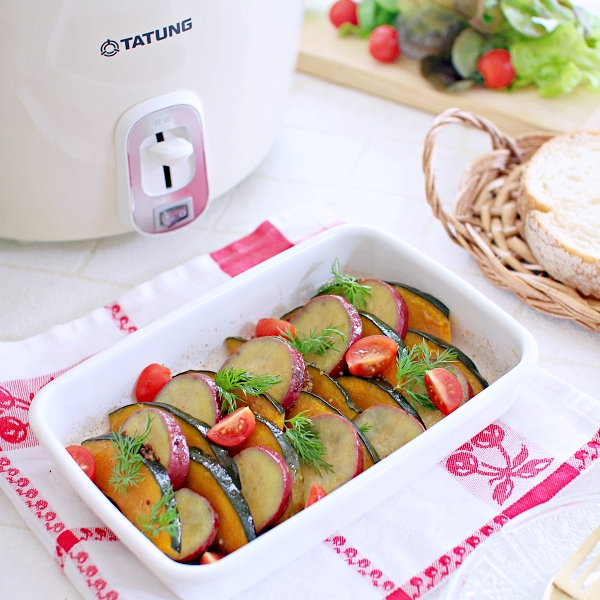 ＼大同電鍋レシピ／かぼちゃとさつまいものマリネ