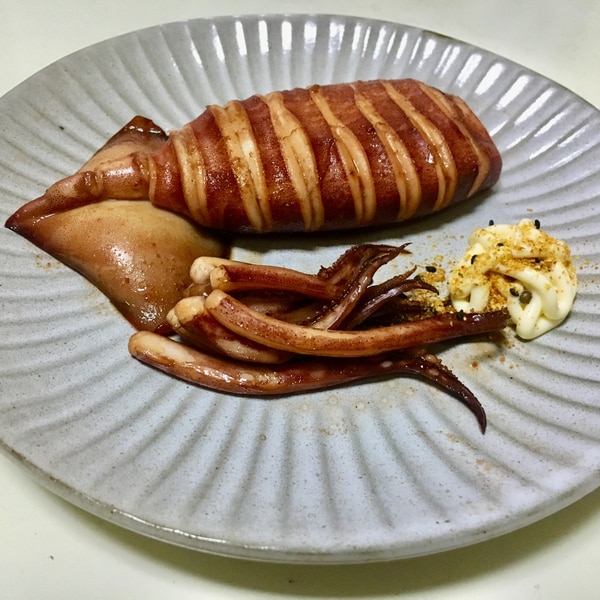 スルメイカ丸焼き レシピ 作り方 By 124 楽天レシピ スルメイカ丸焼き レシピ 作り方 By 124 楽天レシピ