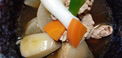 秋田の郷土料理　芋の子汁