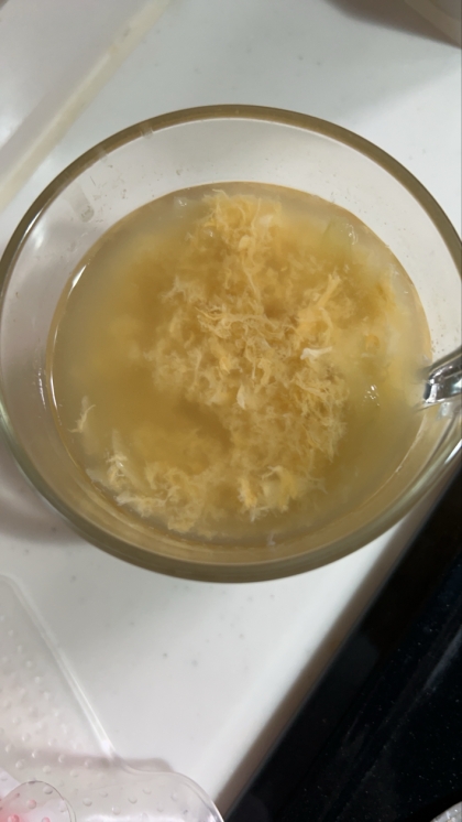 わかめと卵のコンソメスープ