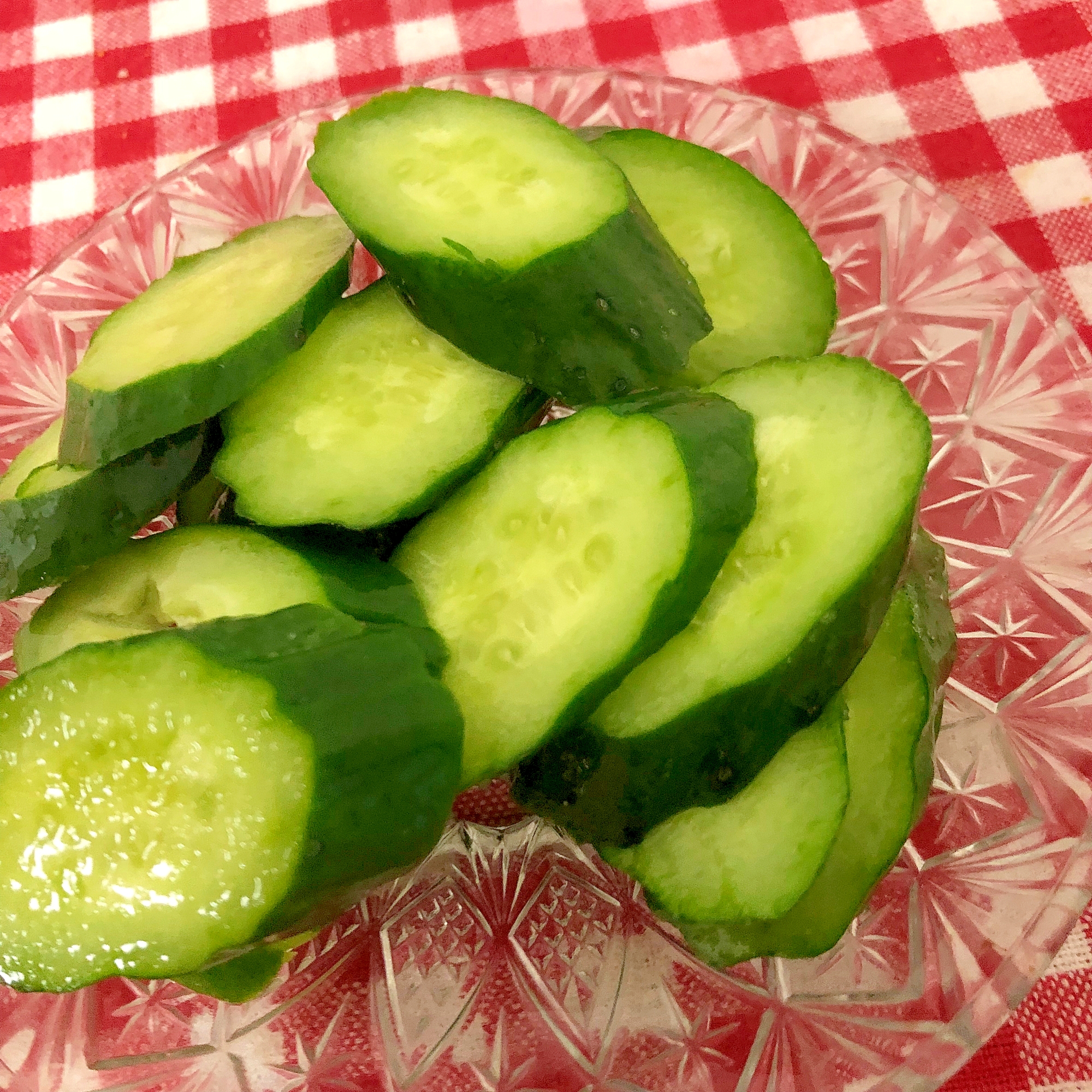 レモンをかけて！きゅうりの漬物☆彡