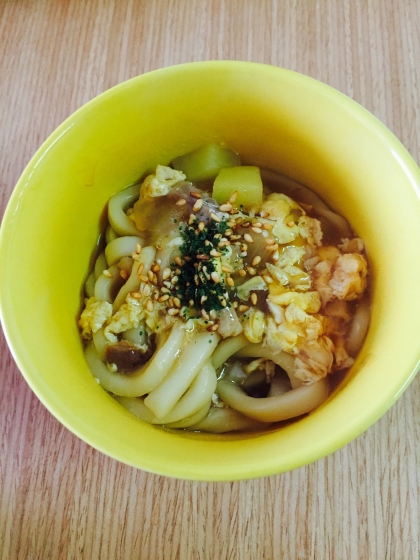 大のうどん好きの息子が喜んで食べていました。レシピも詳しく丁寧で分かりやすかったです！ご馳走様でした！