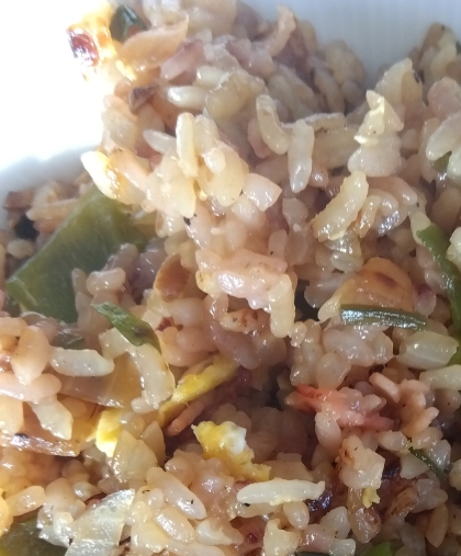 お家にあるもので【らーめん屋さんのチャーハン】