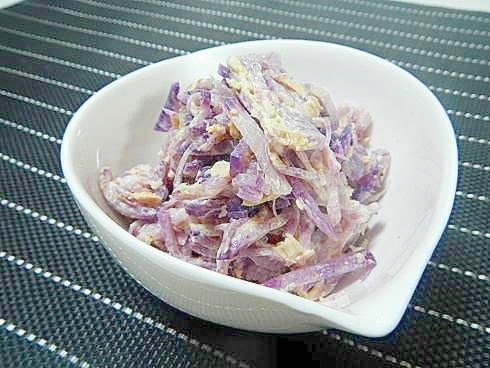 紫大根のツナサラダ