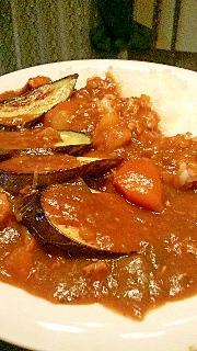 圧力鍋で作るなすカレー♪