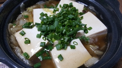 豆腐の白菜あんかけ