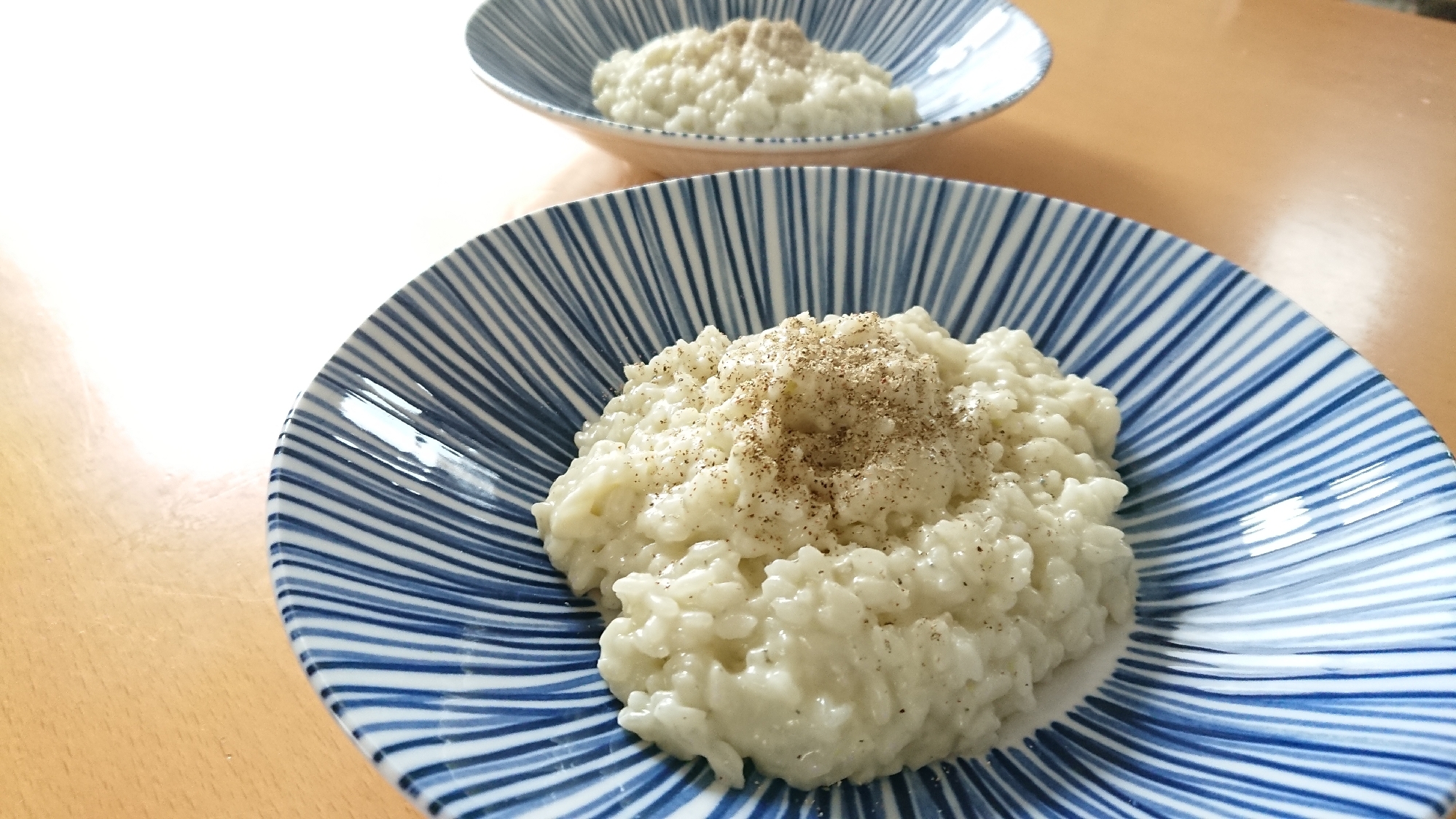 栄養士ママが作る生米でゴルゴンゾーラリゾット