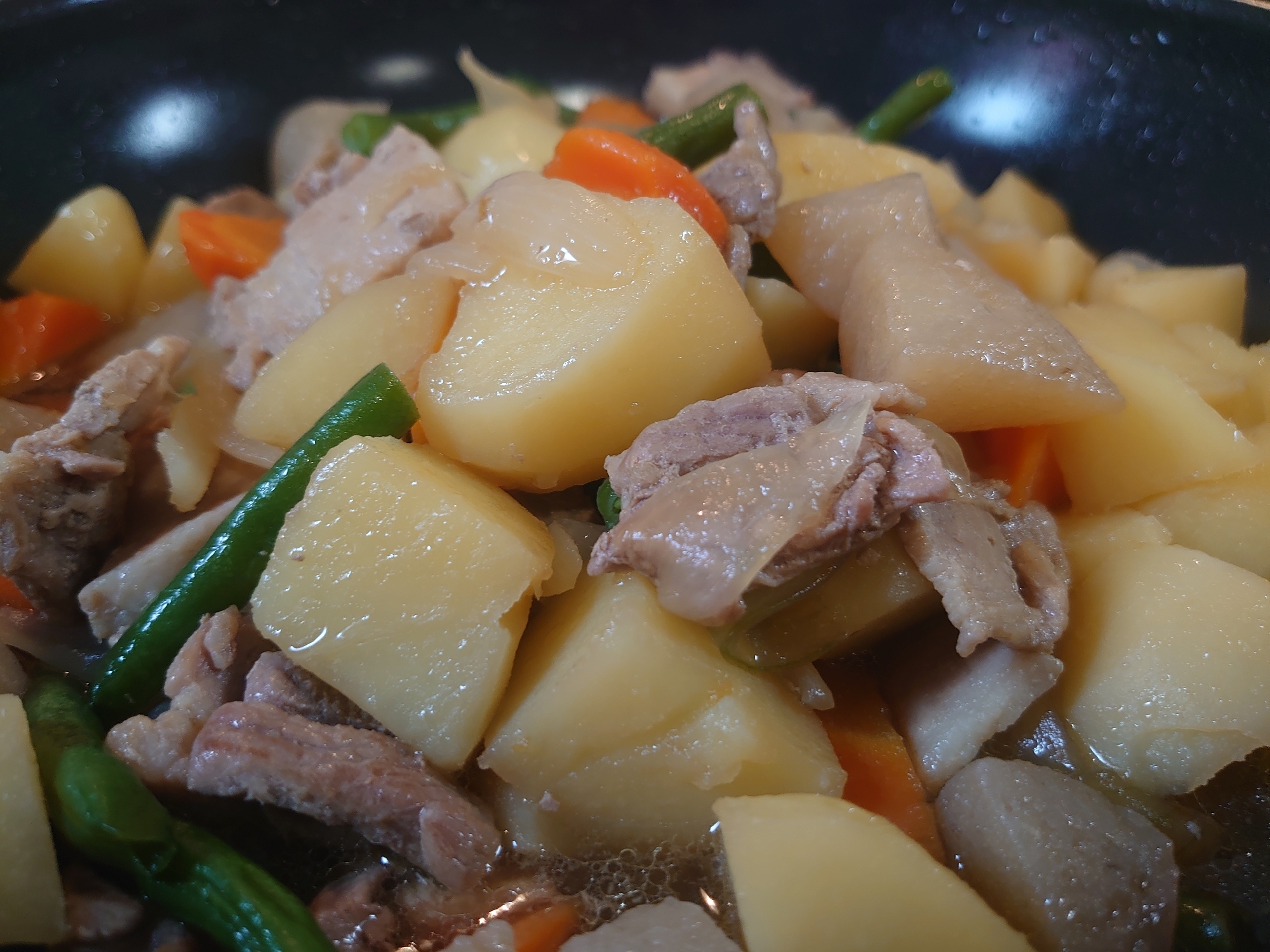 【肉じゃが】お手軽にめんつゆで