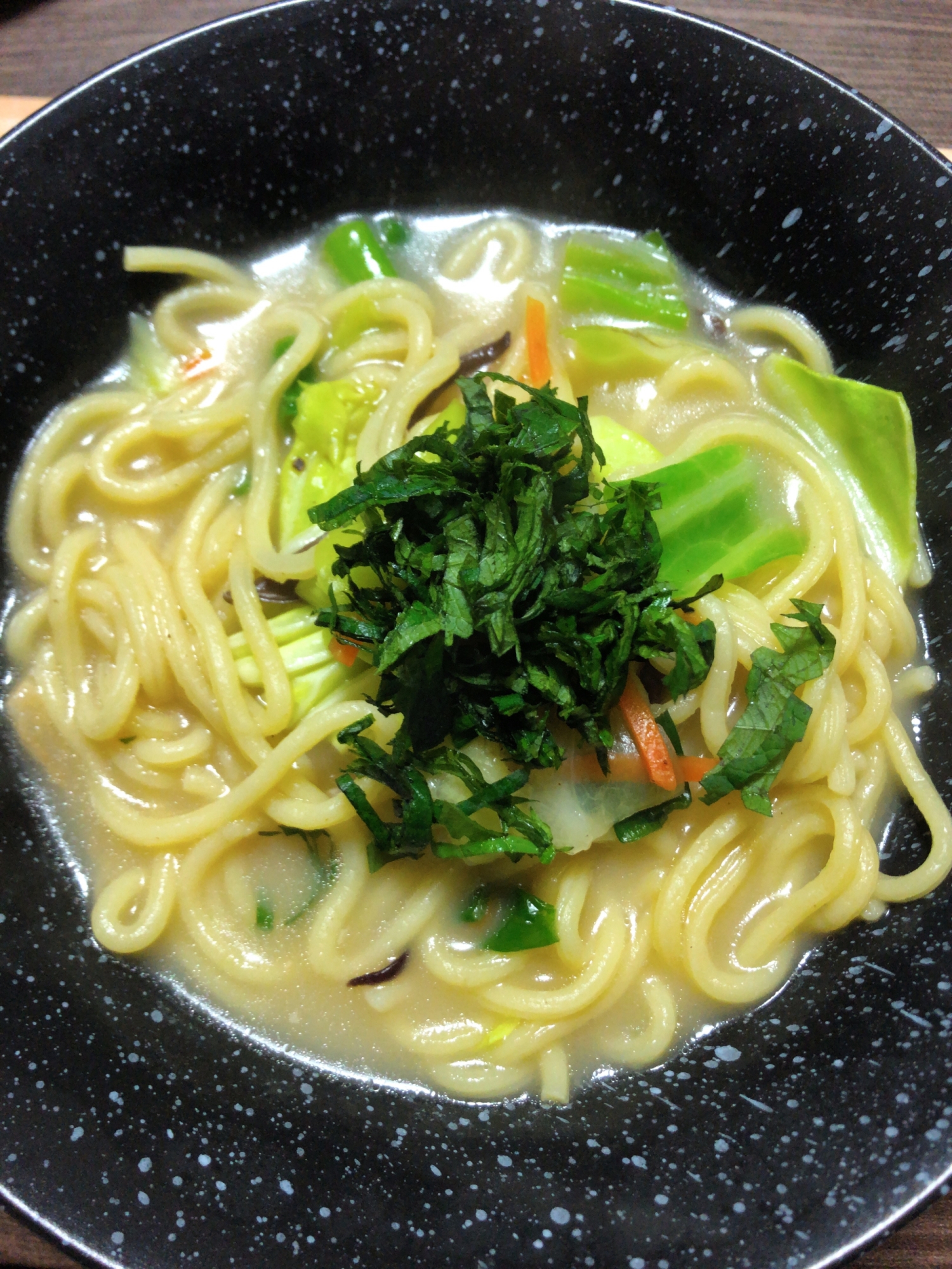 野菜煮込み生ラーメン