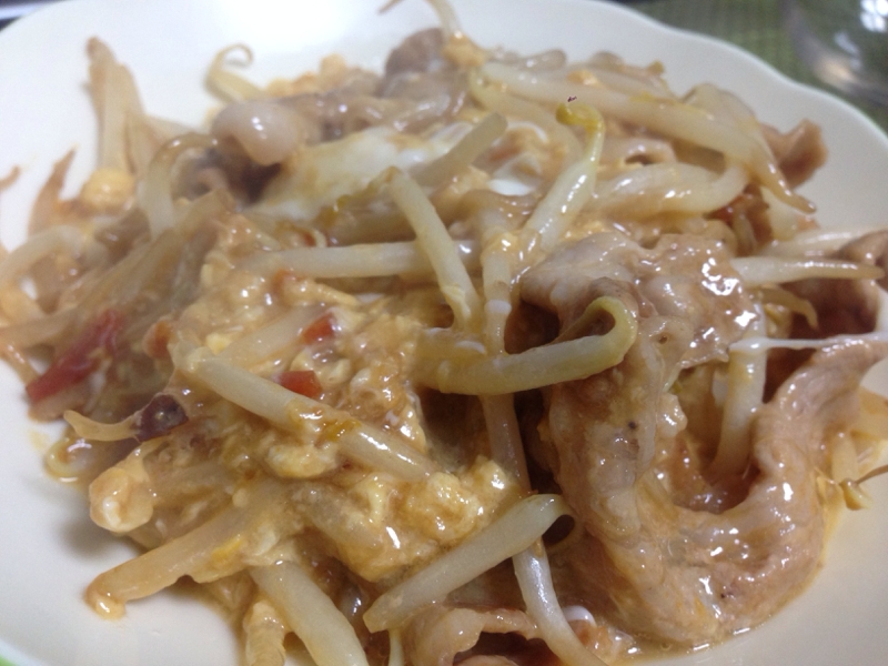 味噌豚バラもやし炒め 卵とじ レシピ 作り方 By も じ 楽天レシピ 味噌豚バラもやし炒め 卵とじ レシピ 作り方 By も じ 楽天レシピ