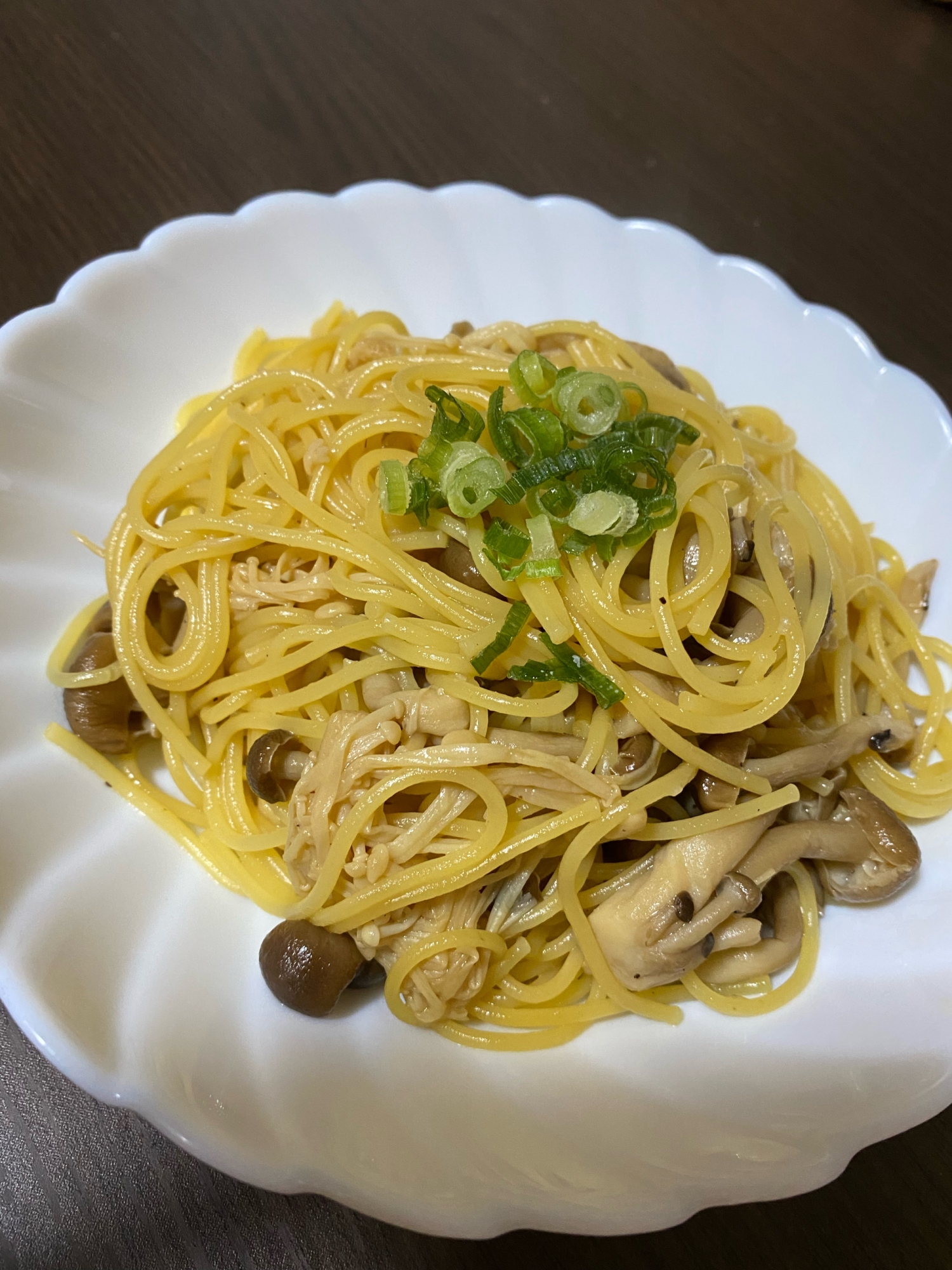 2種のきのこパスタ