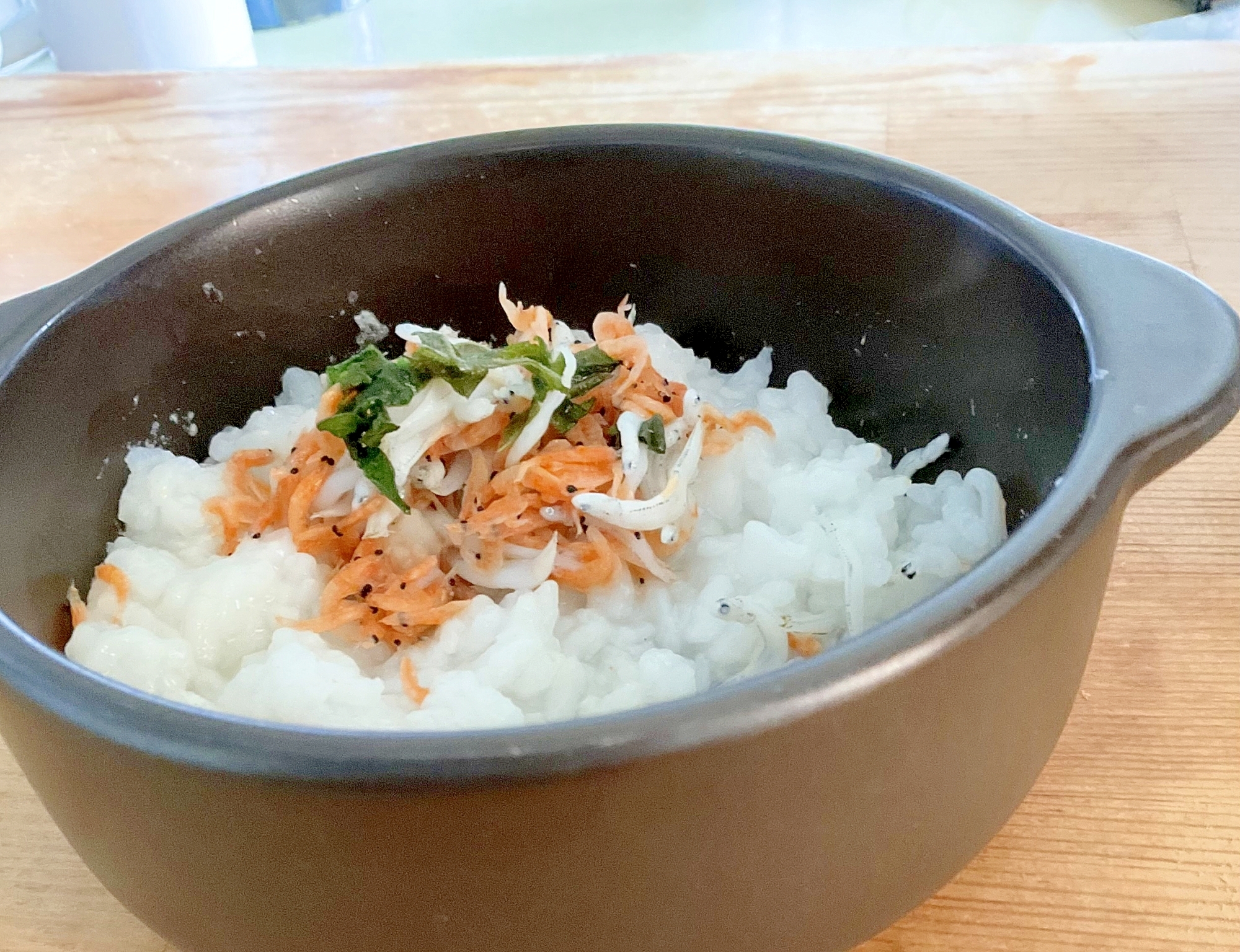 あみえびしらす大葉乗せ♢ご飯