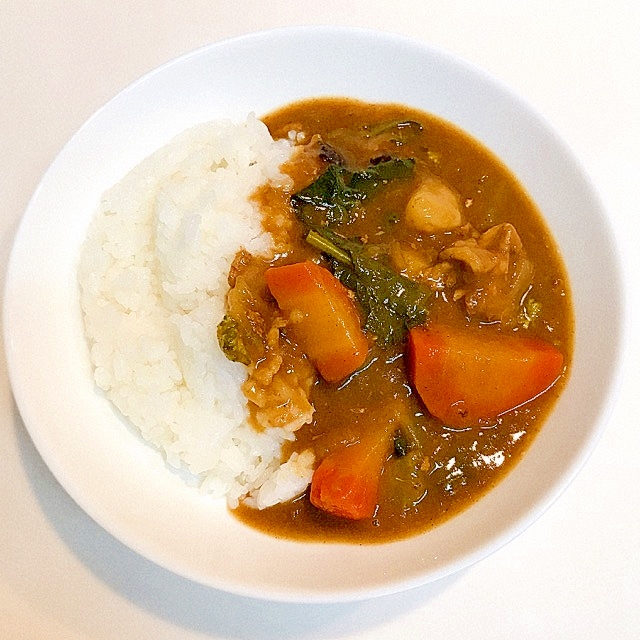 アレッタとデカ野菜の☆美味しいポークカレー