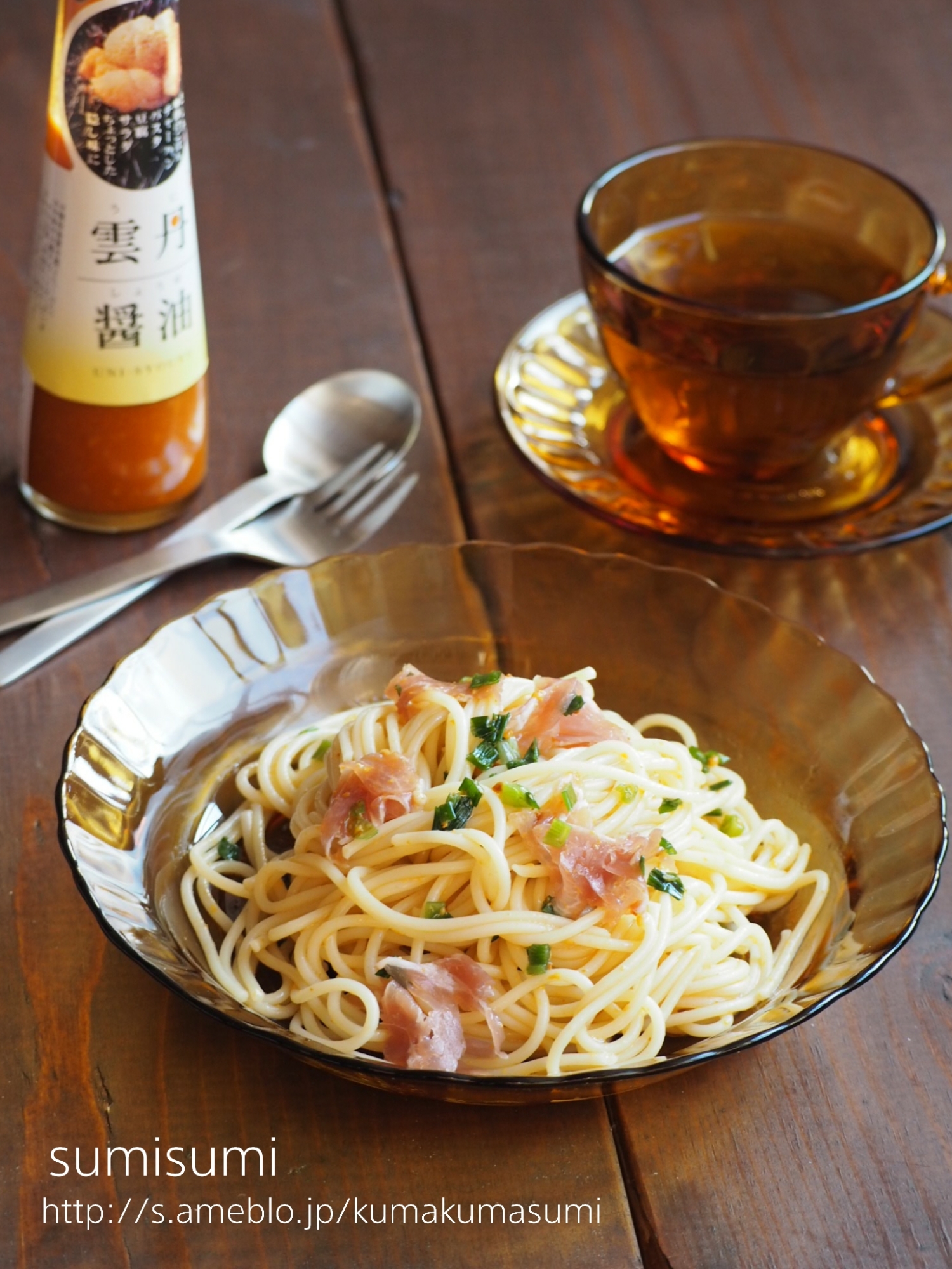 味付けコレだけ!雲丹醤油の和風パスタ