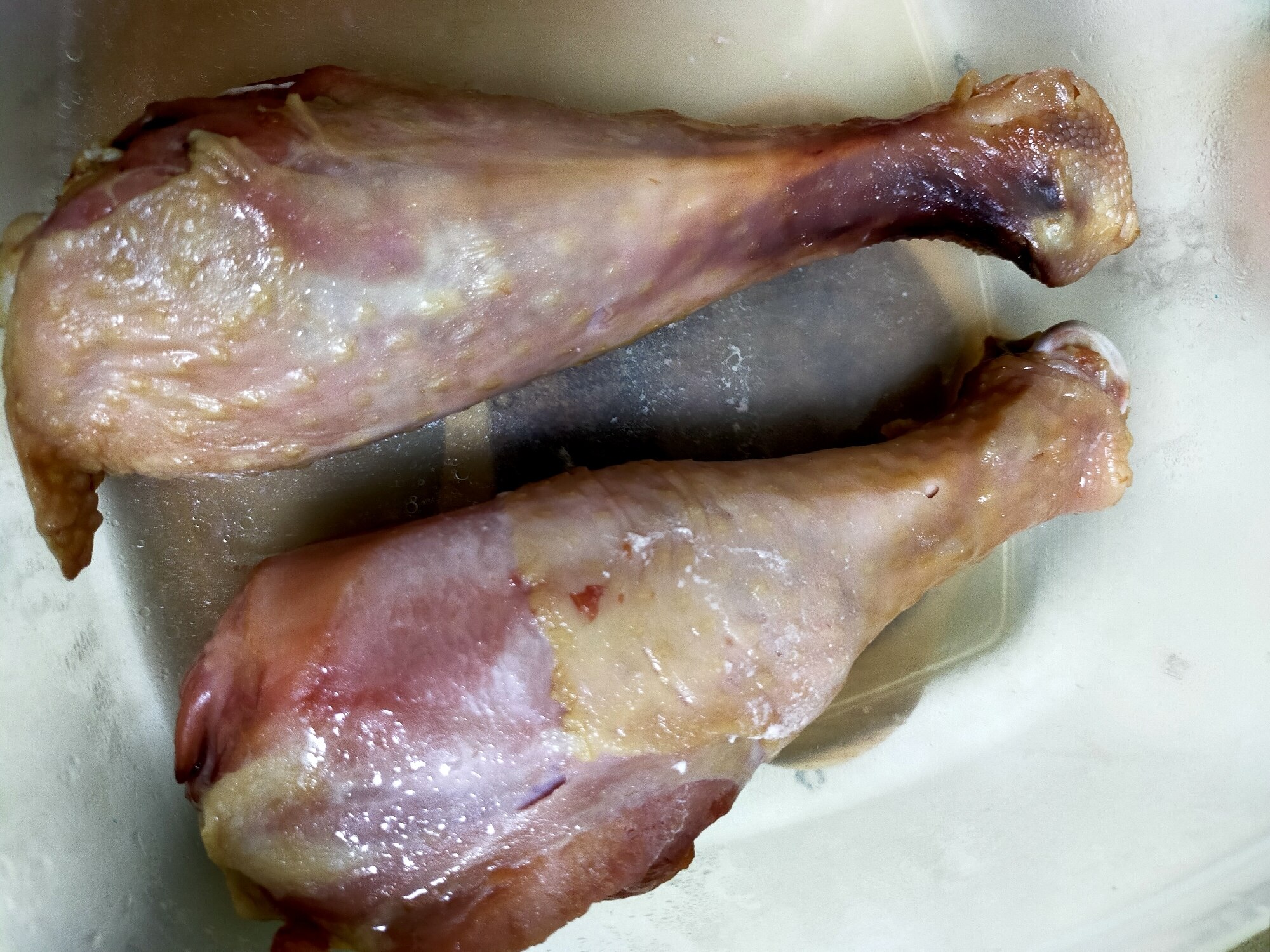 ターキーレッグの美味しい温め方 レシピ 作り方 By ハルマロン 楽天レシピ