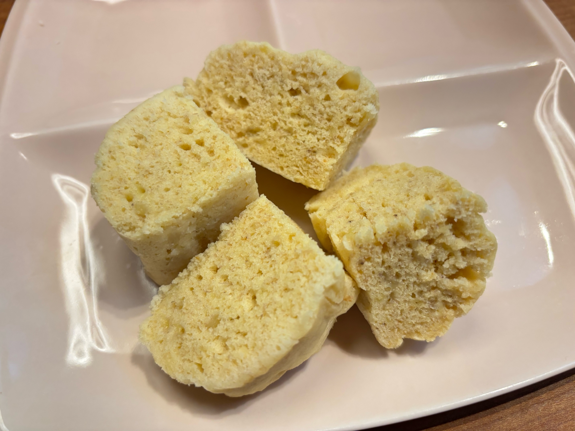 米粉のバナナ蒸しパン