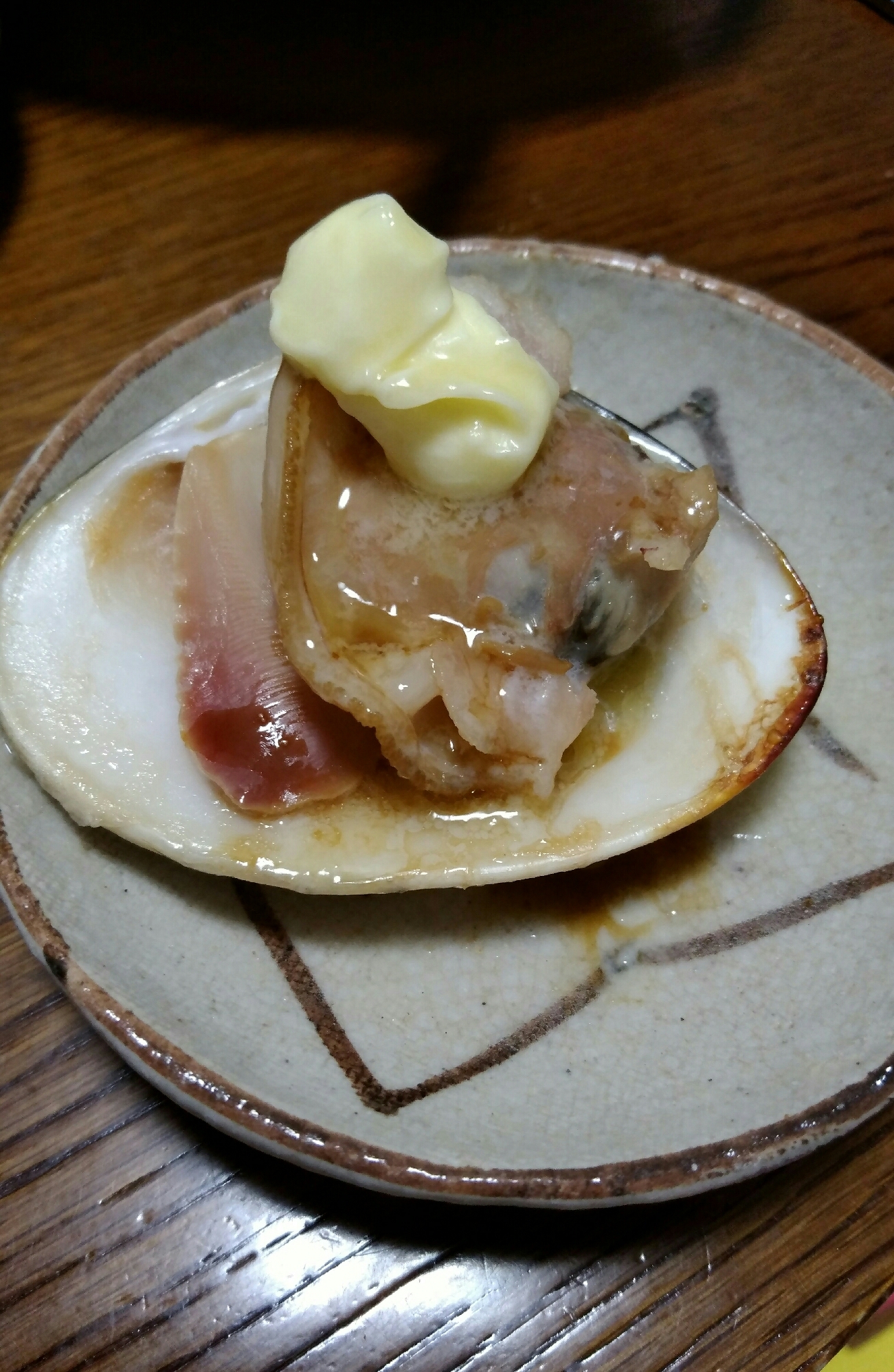 はまぐりのバター醤油焼き