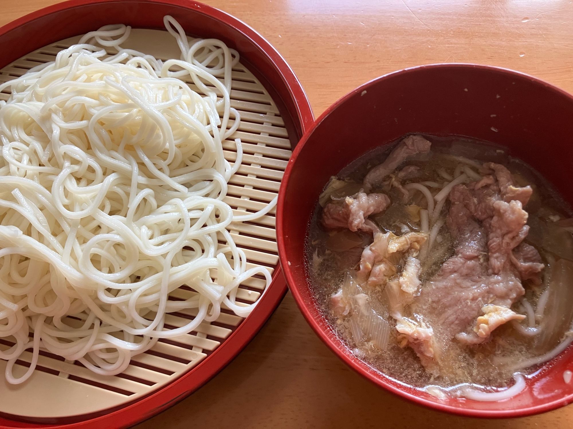 豚肉と舞茸のつけめん