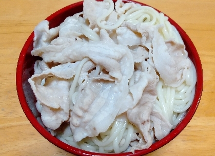 白だしde肉うどん☆