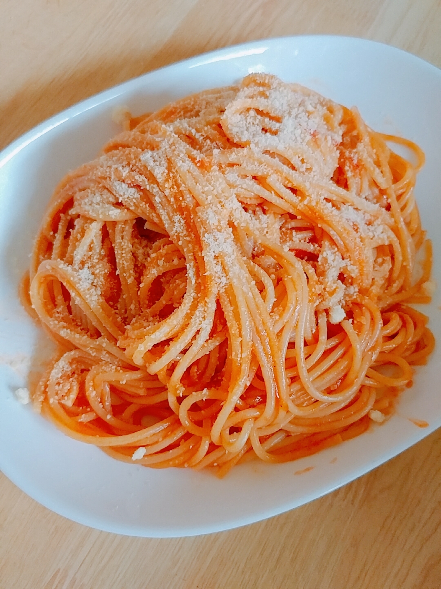 トマト缶で 簡単ガーリックパスタ レシピ 作り方 By やっすん 楽天レシピ