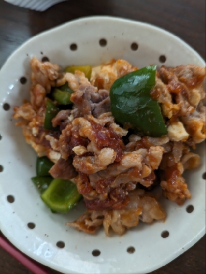 給料日前！豚豆腐๑オイケチャいた～め♪