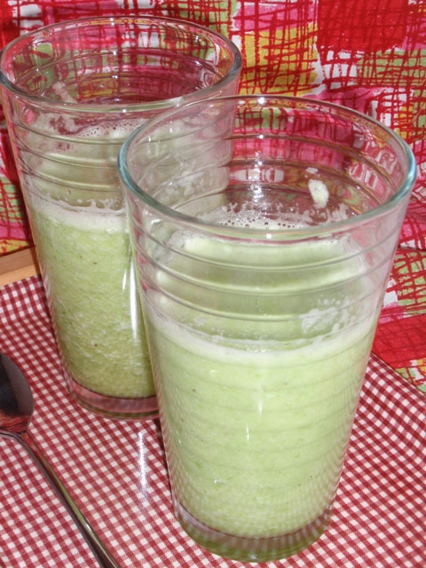 バナナとピーマンのスムージー