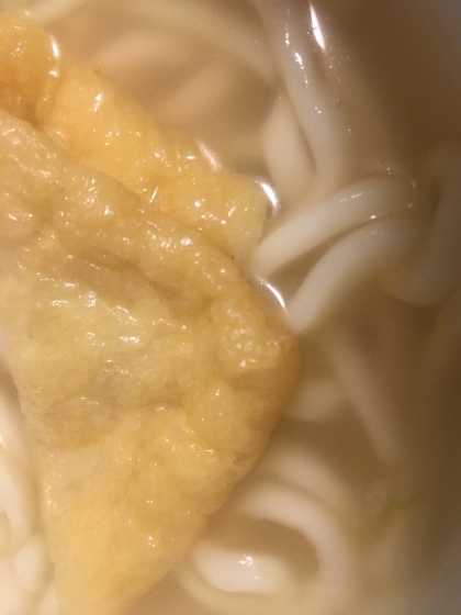 一人分きつねうどん