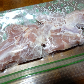 鶏むね肉もマヨネーズde冷凍保存☆