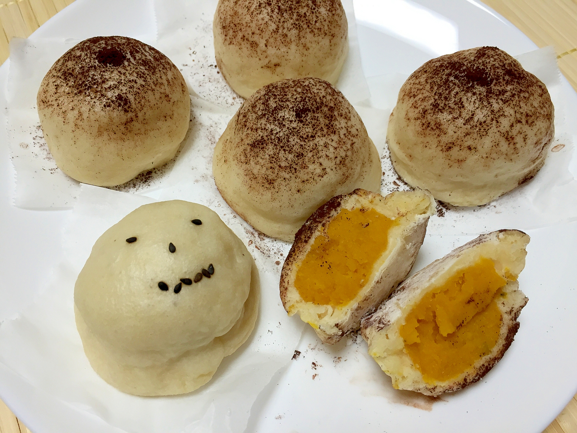 かぼちゃまんじゅう レシピ 作り方 By ふじ子 楽天レシピ かぼちゃまんじゅう レシピ 作り方 By ふじ子 楽天レシピ