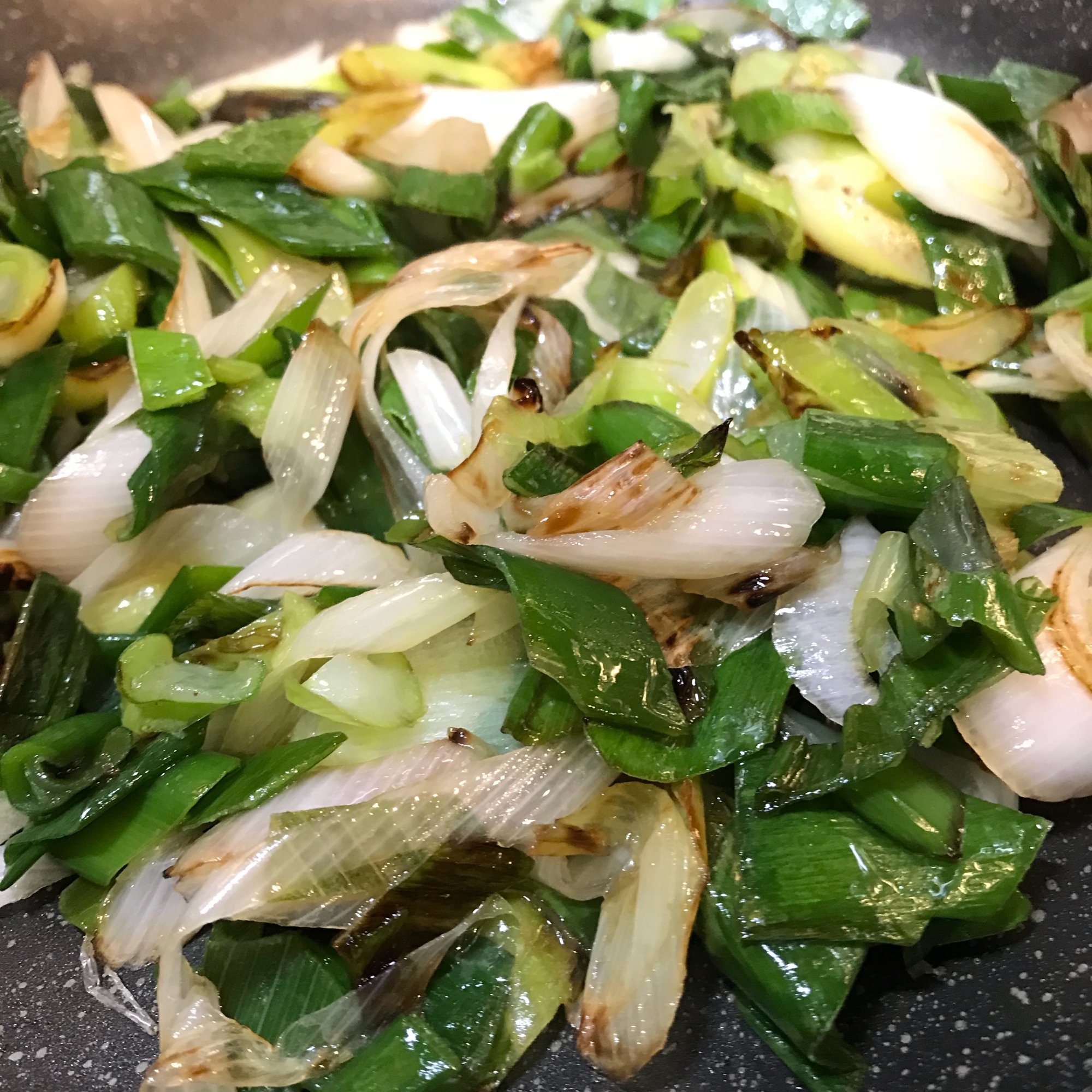 ねぎ大量消費★ごま油塩炒め