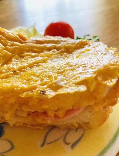 食パンアレンジ＊フライパンでたまごトースト