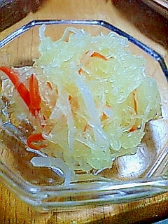 そうめんかぼちゃの酢の物