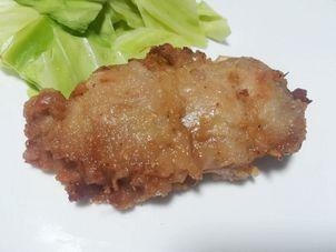 鶏もも肉の揚げ焼き
