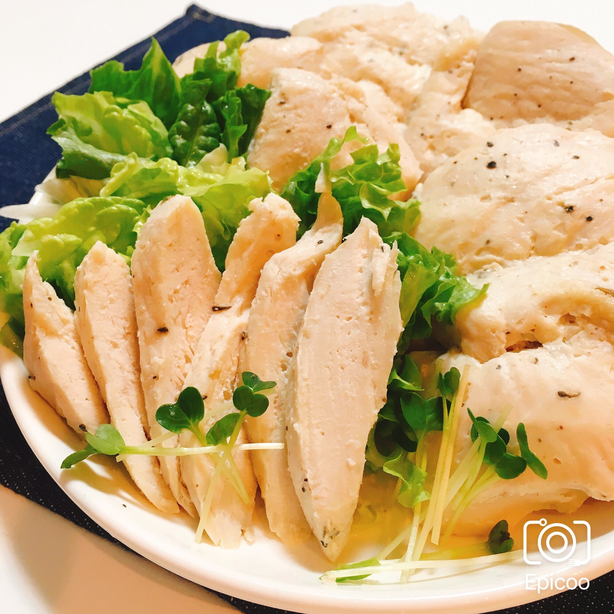 放置で簡単 鶏胸肉の柔らかサラダチキン レシピ 作り方 By 新米幸せママ 楽天レシピ